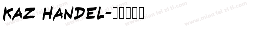 Kaz Handel字体转换